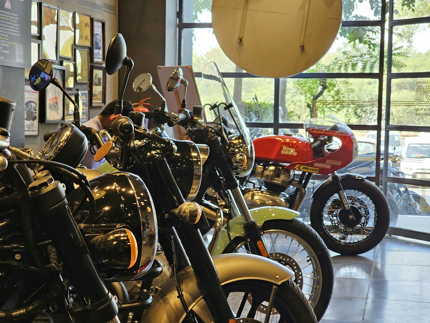 Motorcycle Showroom Security